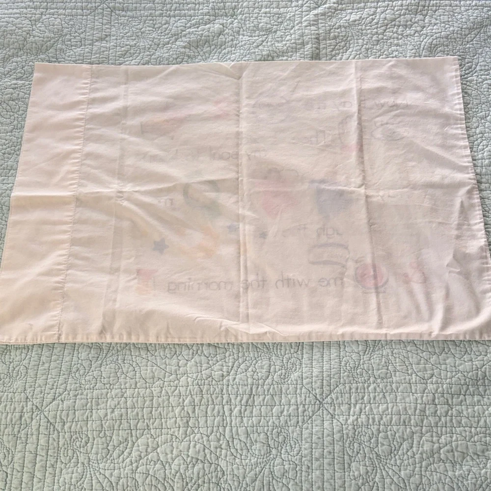 Vintage Bedtime Prayer Pillowcase